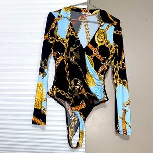 FashionNova Printed Body Suit
